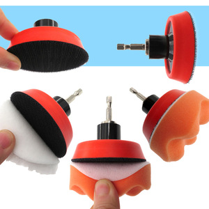 PexCraft <span class=keywords><strong>3</strong></span> 인치 75mm 연마 도구 연마 레드 후크 및 루프 M14 폼 버핑 백업 플레이트 샌딩 디스크 백킹 패드 - Product Image 3