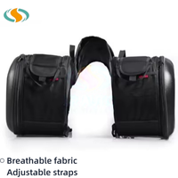 Sac de Selle de Moto à Grande Capacité, Sac Bilatéral Imperméable 36-58L, Sac Latéral et Sac de Selle pour Moto