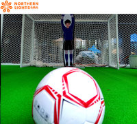 Simulador de Fútbol Digital, Juego de Penales de Fútbol, Simulación de Campo de Fútbol Interior, Robot Portero de Fútbol Interior