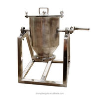 Mélangeur de poudre sèche en acier inoxydable - Mélange manuel des poudres alimentaires - Machine de mélange commerciale à commande manuelle