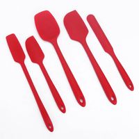 U-Taste Ensemble de spatules et cuillères en silicone 315, résistantes aux hautes températures, sans BPA, spatule flexible en caoutchouc, lavables au lave-vaisselle, pour la cuisson et le mélange
