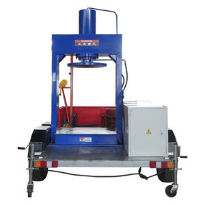 Prensa Hidráulica Portátil de 100 Toneladas para Neumáticos Sólidos de Montacargas - Product Image 1