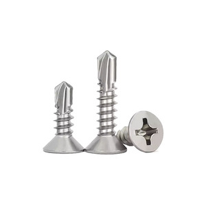 Stainless Steel Cross Head Countersunk Self Drilling Screw Flat Head Dovetail Metric Right Hand Phillips Grade 2 Passivated - Product Image 3