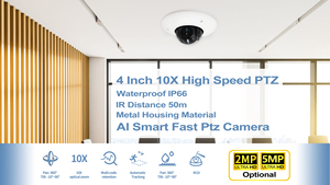 Caméra <span class=keywords><strong>espion</strong></span> cachée avec objectif 2,8-12 mm X4, CMOS 5MP, IR 50m, caméra dôme PTZ réseau, zoom optique extérieur/intérieur avec <span class=keywords><strong>carte</strong></span> mémoire - Product Image 4