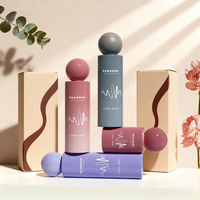 Nouveauté : Flacons en verre cosmétiques de luxe 30g 50g 30ml 100ml 120ml, ensemble de pots en verre pour soins de la peau, emballage de luxe avec couvercle à bille