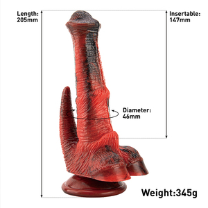 Grosir simulasi warna campuran mainan seks sumbat Anal Ian Penis hewan Alien Dildo untuk pria - Product Image 6
