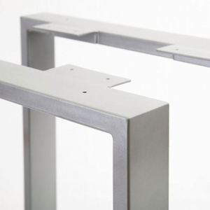 Customized <b>Cast</b> Wrought Iron Furniture Tea Table Legs with <b>Powder</b> Coating Modern Design for Kitchen Bedroom & Hotel Use - Product Image 3