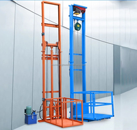 Ascenseur fixé au mur vertical hydraulique d'ascenseur de cargaison de table élévatrice hydraulique de marchandises pour l'entrepôt