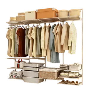 Panier coulissant en douceur organisateur de placard armoire étagères de rangement pour vêtements pour l'organisation de la maison