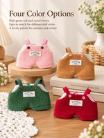 Vêtements de poupée personnalisés de 10 cm, salopette en peluche douce, tenue mignonne en coton pour poupée, vêtements de poupée automne-hiver, vente en gros
