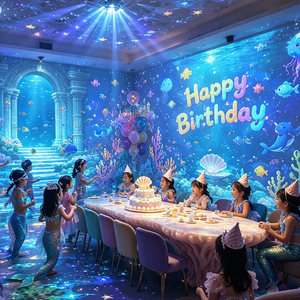 3D Projection Mapping <b>Projectors</b> for Romantic Fairytale Wedding Holographic Immersive Space and Interactive Birthday Party Theme - Product Image 1