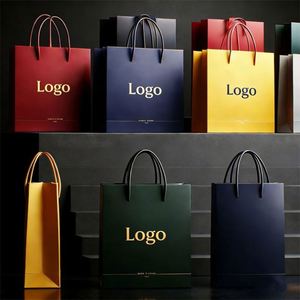Customizable Luxury Recyclable <b>Paper</b> Gift Shopping Bag With Custom Logo Ideal for Small Business & Gifting - Product Image 2