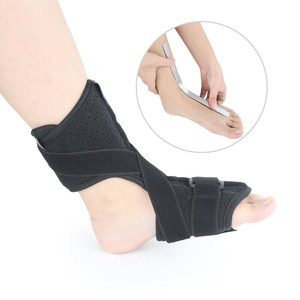 Foot Drop Orthosis <b>Instep</b> Splint Black Nylon Ankle <b>Support</b> Brace For Adults Foot Care - Product Image 1