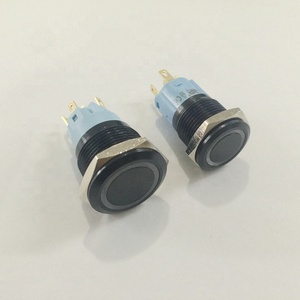 Đỏ nhôm bị oxy hóa gắn Kích thước 16mm thường mở momentary kim loại push button chuyển - Product Image 4