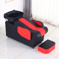 WDY Red Salon Shampoo Bett Shampoo Becken Bett Spa Kopf Friseursalon Möbel Massage stuhl Beauty Equipment