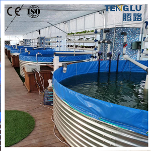 Bassin à poissons galvanisé sur mesure pour systèmes aquaponiques, culture intégrée de poissons et de légumes - Product Image 3