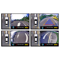 Caméra de recul pour voiture Wemaer OEM 720P 2D 360° avec miroir, CVBS VGA AHD HS Hisilicon, vision nocturne, système de caméra de recul pour voiture