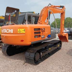 Excavadora de orugas de 12 toneladas Hitachi ZX120 original de Japón maquinaria usada en buenas condiciones con bomba de motor y núcleo PLC venta de energía caliente - Product Image 1