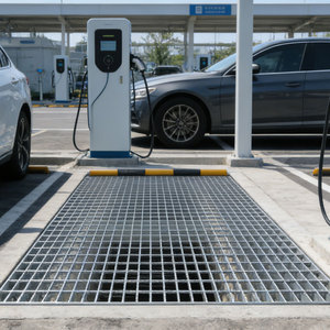 di copertura per trincea portante durevole passerella muro di drenaggio sistema di drenaggio a caldo griglia in acciaio zincato - Product Image 6