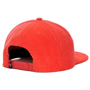 Casquette Snapback non structurée à 5 panneaux en velours côtelé, logo brodé personnalisé - Product Image 2