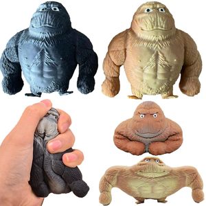 Paquete <span class=keywords><strong>de</strong></span> 2 divertidos regalos para descomprimir y apretar <span class=keywords><strong>bolas</strong></span> sensoriales <span class=keywords><strong>de</strong></span> estrés Fidget Toy Squishy Monkey Stress Balls para niños y adultos - Product Image 1