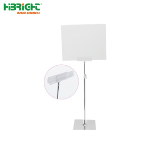 Soporte de señal de pedestal con soporte de señal de base magnética para exhibición de tienda - Product Image 6