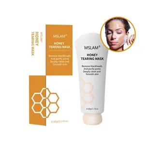 Best Selling 60g MSLAM Honey Peel Off Face Mask For Remove Acne Blackheads Beauty Skin Care