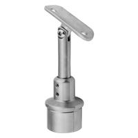 Accessoires de balustrade extérieure modernes en acier inoxydable, supports de main courante réglables pour systèmes de balustrades en verre/métal, balcon