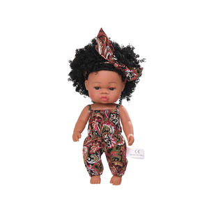 Poupées en vinyle de 35 cm en gros pour enfants, poupée noire africaine, fille africaine, bébé africain, poupée d'amour de 14 pouces - Product Image 1