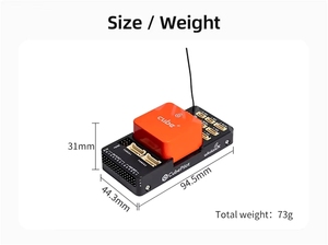 Px4 Hex Pixhawk Cube cam + ở đây <span class=keywords><strong>3</strong></span> GPS gnss m8p W/ ADS-B tàu sân bay hỗ trợ S. Xe buýt cppm DSM điều khiển chuyến bay FXB - Product Image 2
