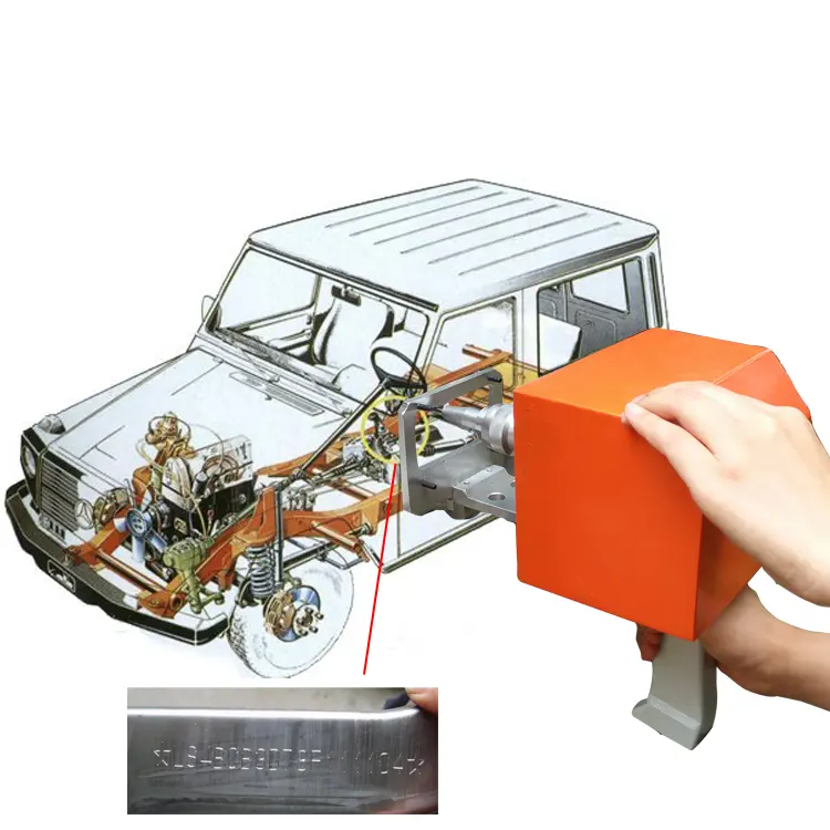 ネームプレート金属シリアル番号彫刻機用空気圧ドットピーンマーキング機金属彫刻機