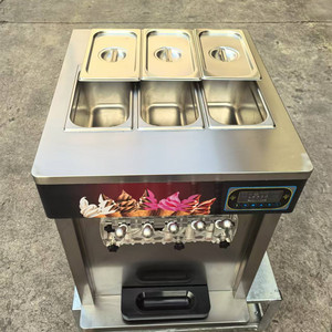 5 7 Flavors Soft Serve <b>Ice</b> <b>Machine</b> New Type Commercial Digital Multi Flavor Maker Italy - Product Image 5
