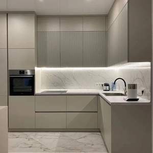 Fábrica de Foshan, Gabinetes de Cocina Personalizados para Toda la Casa, Encimeras de Cuarzo, Gabinetes de Madera Maciza Personalizados - Product Image 2