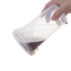 Juego de vasos de plástico apilables de 9 piezas, color arcoíris, con tapa, para regalo y uso en exteriores - Product Image 5