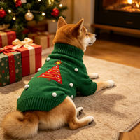 Pulls à col roulé pour chien imprimés personnalisés et mignons, vente en gros d'usine, tailles XXS à XXXL, adaptés aux animaux de compagnie de petite, moyenne et grande taille