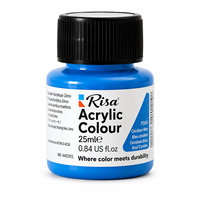 Peinture acrylique 25 ml, mini pots de peinture, modèle PA2025, personnalisation OEM exclusive, peinture artistique DIY, 12 couleurs, imperméable, résistant aux UV