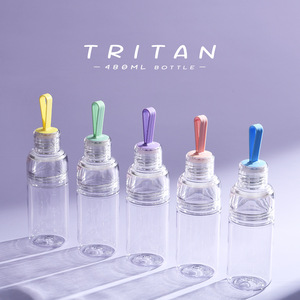 <span class=keywords><strong>Gobelet</strong></span> à boire transparent <span class=keywords><strong>personnalisé</strong></span> de 480 ml, anti-fuite, sans BPA, bouteille d'eau de sport réutilisable pour les voyages en plein air, en Tritan, avec corde - Product Image 1