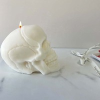 Neuheit Benutzer definierte Halloween Oster ferien Bars Coole menschliche Form Kerze Gothic Duft kerzen für Partys