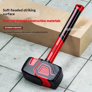 <span class=keywords><strong>Marteau</strong></span> à clous en caoutchouc massif avec conception anti-vibration pour l'installation et la rénovation de carreaux de sol, qualité industrielle, fabriqué au Shandong - Product Image 2