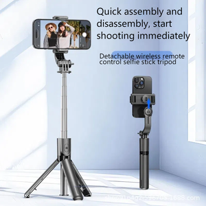 Trípode para Selfies <span class=keywords><strong>Bluetooth</strong></span> F01 <span class=keywords><strong>con</strong></span> Control Remoto Inalámbrico Desmontable, Trípode Extensible 4 en 1 para Teléfono Móvil - Product Image 5