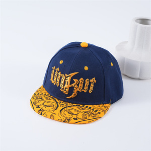 BOTTCOOLA High Quality Wholesale Children's Spring <strong>Summer</strong> Fashion Baseball Hat Letter Logo <strong>Flat</strong> Edge Hat Hip Hop Duck Tongue <strong>Cap</strong> - Product Image 4
