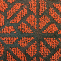 Polyester simple double couleur jacquard non tissé tapis perforé à l'aiguille
