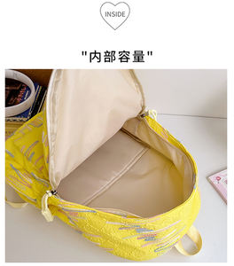 Style coréen mignon doux femme Junior lycée étudiant ordinateur <span class=keywords><strong>voyage</strong></span> sac à dos lycéen coloré cartable - Product Image 6