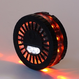 New Upgrade 12+3 <strong>Led</strong> Roadside Emergency <strong>Warning</strong> Flashing Strobe Disc <strong>Flare</strong> 3AAA <strong>Traffic</strong> Safety Beacon Hot <strong>Warning</strong> <strong>Signal</strong> <strong>Flares</strong> - Product Image 6
