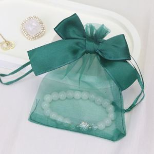 Sacs à cordon en organza colorés populaires en gros pour l'emballage de bijoux - Product Image 4
