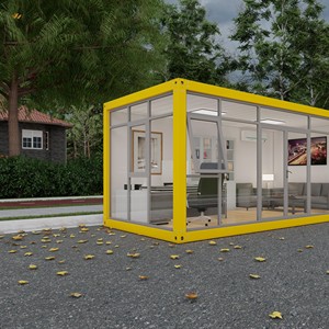 Tenda di vetro parete <span class=keywords><strong>casa</strong></span> ufficio sole netto negozio rosso sala attività in acciaio piatto piccola <span class=keywords><strong>casa</strong></span> contenitore di assemblaggio portatile - Product Image 5