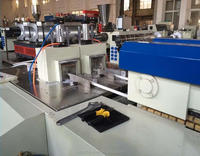 Máquina de fabricación de tuberías de PVC, refrigeración por agua, línea de producción de tuberías de roscado de 16-63mm
