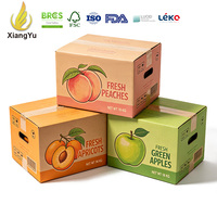 Xiangyu op maat gemaakte kartonnen exportdozen voor vers fruit, geschikt voor boeren, exporteurs, importeurs en groothandel.
