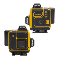 Niveau laser 4D à nivellement automatique, faisceau vert 16 lignes avec télécommande et étanchéité IP54 pour la construction