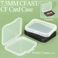 Чехол для карт памяти YUZMEI из пластика, прозрачный, для SD, TF, CF, XQD, Compact Flash, защитный чехол для карт, мини-держатель для MicroSDXC, чехол для карт.